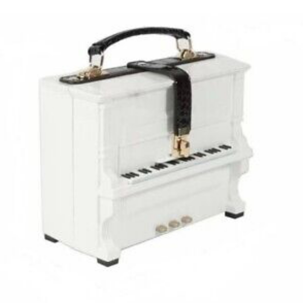 RARE ART TO WEAR Piano Top Handle Bag